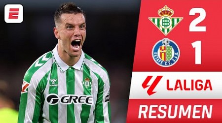 REAL BETIS le ganó 2-1 al GETAFE con DOBLETE de Giovani Lo Celso | RESUMEN | La Liga