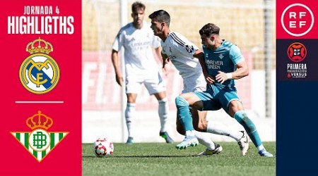 Resumen #PrimeraFederación | Real Madrid Castilla 1-1 Betis Deportivo | Jornada 4 | T. 2024/2025