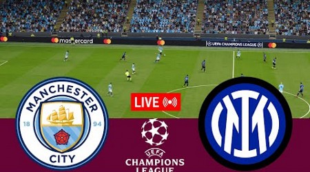 [LIVE] Manchester City vs Inter Milan. UEFA Champions League 24/25 Full Match - VideoGame Simulation