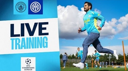 WATCH LIVE TRAINING! CITY V INTER MILAN | CHAMPIONS LEAGUE