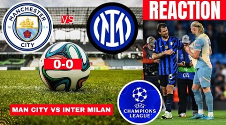 Man City vs Inter Milan 0-0 Live Champions league Football UCL Match Score Highlights Vivo 2024