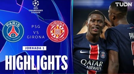 HIGHLIGHTS - PSG vs Girona | UEFA Champions League 2024 | TUDN