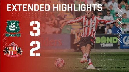 Extended Highlights | Plymouth Argyle 3 - 2 Sunderland AFC