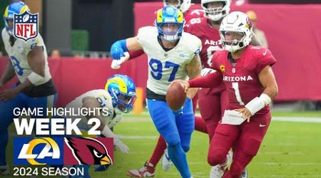 Los Angeles Rams vs. Arizona Cardinals | 2024 Week 2 Game Highlights