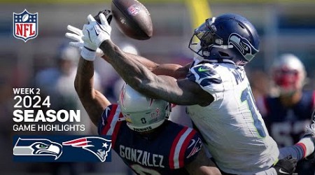 Seattle Seahawks vs. New England Patriots Game Highlights | NFL 2024 Week 2