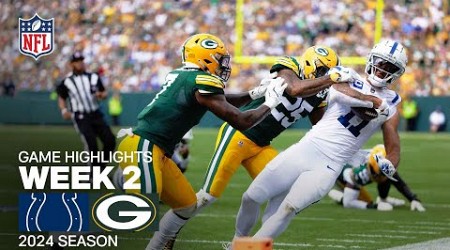 Indianapolis Colts vs. Green Bay Packers | 2024 Week 2 Game Highlights