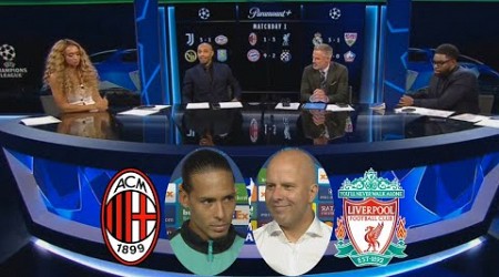 AC Milan vs Liverpool 1-3 Henry And Carragher Review | Virgil van Dijk And Arne Slot Reaction