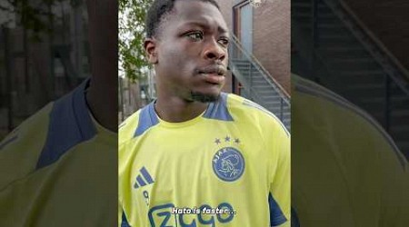 Which Ajax player has the highest pace? Brobbey or Hato? 