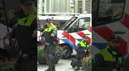 HARDHANDIGE AANHOUDING bij AJAX PROTESTEN in Amsterdam!