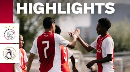 Hattrick Denzel Darko! 3️⃣ | Highlights &amp; reactions Ajax O15 - Sparta O15