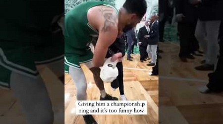 Deuce Tatum got a ring instead of Marcus Smart! #shorts #nba #celtics