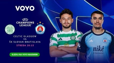 ŠK Slovan Bratislava vs. Celtic Glasgow 18.9. 2024 o 20:15 naživo na Voyo | Liga majstrov 24/25 UEFA