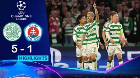 Celtic vs SK Slovan Bratislava 5-1 HIGHLIGHTS | UEFA Champions League 24/25