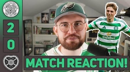 WELCOME ARNE ENGELS!!! | Celtic 2-0 Hearts | MATCH REACTION!