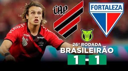 ATHLETICO E FORTALEZA FICAM NO EMPATE NA LIGGA ARENA! ATHLETICO-PR 1 x 1 FORTALEZA | Narração