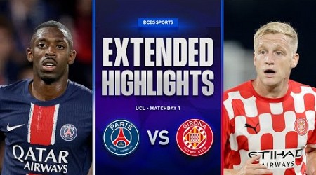 PSG vs. Girona: Extended Highlights | UCL League Phase MD 1 | CBS Sports Golazo