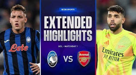 Atalanta vs. Arsenal: Extended Highlights | UCL League Phase MD 1 | CBS Sports Golazo