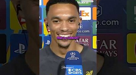 Trent Alexander-Arnold was put on the spot 