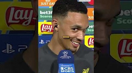 Micah had to ask Trent Alexander-Arnold about his trim ✂️