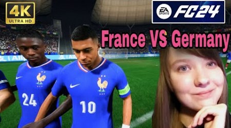 FC24 Playing in my PlayStation 5 ONLINE Europa League 2024 France vs Germany فرنسا ضد ألمانيا