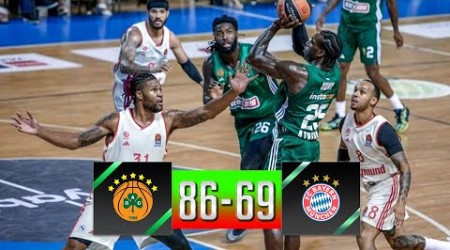 Παναθηναϊκός - Μπάγερν Μονάχου 86-69 | Highlights - Φιλικός Αγώνας (15/9/2024)