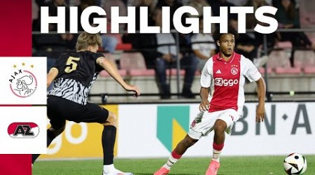 Highlights Jong Ajax - Jong AZ | Keuken Kampioen Divisie