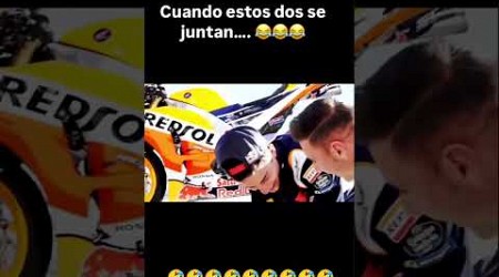 Márquez y Joaquín, madre mía! #marcmarquez #marquez #joaquin #motogp #motogp2024 #realbetis #humor