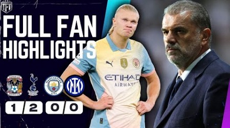 City Struggle! Man City 0-0 Inter Milan Highlights! Spurs get LUCKY! Coventry 1-2 Tottenham