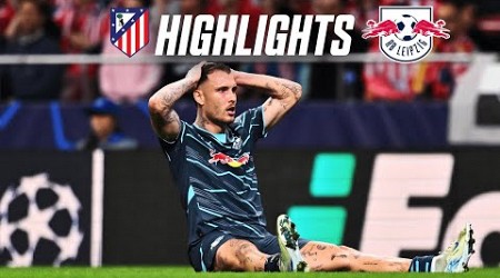 Last minute defeat in Madrid | Highlights Atlético Madrid - RB Leipzig 2-1 | Champions League