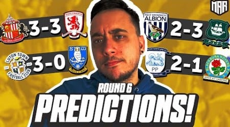 CAN PLYMOUTH STUN WEST BROM? A MUST WIN FOR CARDIFF! | Championship Predictions - Round 6