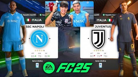 ⚽️ JUVENTUS vs NAPOLI su FC 25!! SHALE vs CHRISTIAN - Sfida tra FRATELLI