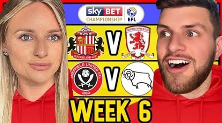 CHAMPIONSHIP PREDICTIONS WEEK 6