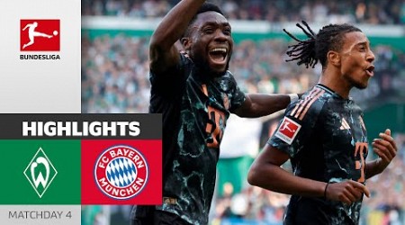 Olise ON FIRE! | SV Werder Bremen - FC Bayern München 0-5 | Highlights | Matchday 4 – Bundesliga