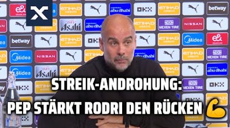 Streik-Androhung: Pep stärkt Rodri den Rücken #mancity #pep #premierleague