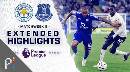 Leicester City v. Everton | PREMIER LEAGUE HIGHLIGHTS | 9/21/2024 | NBC Sports