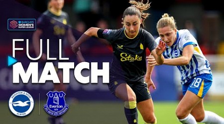 Full Match: Brighton &amp; Hove Albion v Everton | Barclays WSL 2024-25