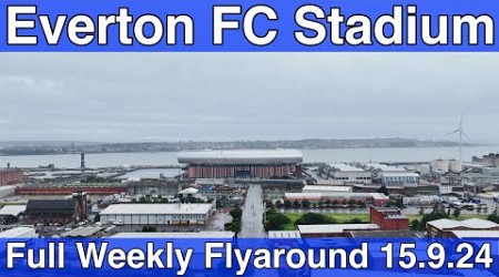 NEW Everton FC Stadium at Bramley Moore Dock. A Full FlyAround!