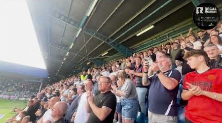 CROWD CAM- QUEENS PARK RANGERS 1-1 MILLWALL- TEAMS COME OUT AT LOFTUS ROAD #millwall #qpr #efl