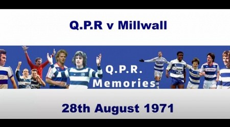 QPR v Millwall 1971/72