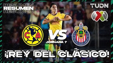 HIGHLIGHTS | América vs Chivas | Liga Mx -AP2024 - J7 | TUDN