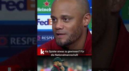 Bayern zu groß? Kompany gibt emotionale Antwort #shorts