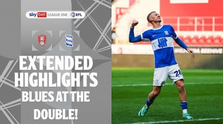 BLUES AT THE DOUBLE! | Rotherham United v Birmingham City extended highlights