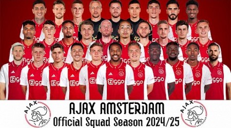 Ajax Amsterdam Official Squad Season 2024/25 | Eredivisie 2024/25 | UEFA Europa League 2024/25