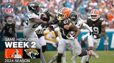 Cleveland Browns vs. Jacksonville Jaguars | 2024 Week 2 Game Highlights