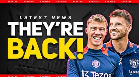 Rasmus RETURNS! Ten Hag DEFENDS Antony! Man Utd News