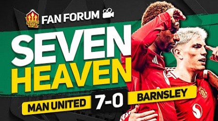 UNITED 7 UP! Ten Hag Masterclass! Man United 7-0 Barnsley | LIVE Fan&#39;s Forum