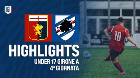 Highlights Genoa-Sampdoria U17 A-B, 4ª giornata stagione 2024-25