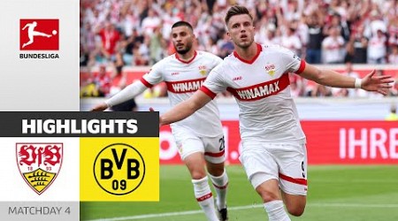 Difference in class! VfB with statement | VfB Stuttgart - Borussia Dortmund 5-1 | Highlights | MD 4