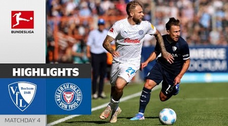 Tough Draw! | VfL Bochum 1848 - Holstein Kiel 2-2 | Highlights | Matchday 4 – Bundesliga 2024/25