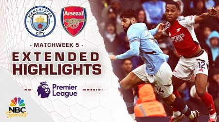 Manchester City v. Arsenal | PREMIER LEAGUE HIGHLIGHTS | 9/22/2024 | NBC Sports